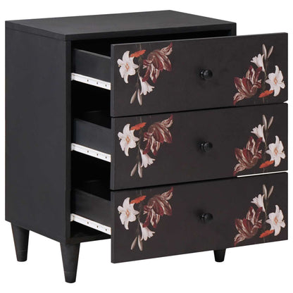 vidaXL Nachttisch Mehrfarbig 50 x 33 x 60 cm Massivholz Mango