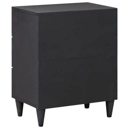 vidaXL Nachttisch Mehrfarbig 50 x 33 x 60 cm Massivholz Mango