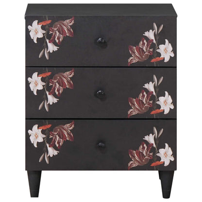 vidaXL Nachttisch Mehrfarbig 50 x 33 x 60 cm Massivholz Mango