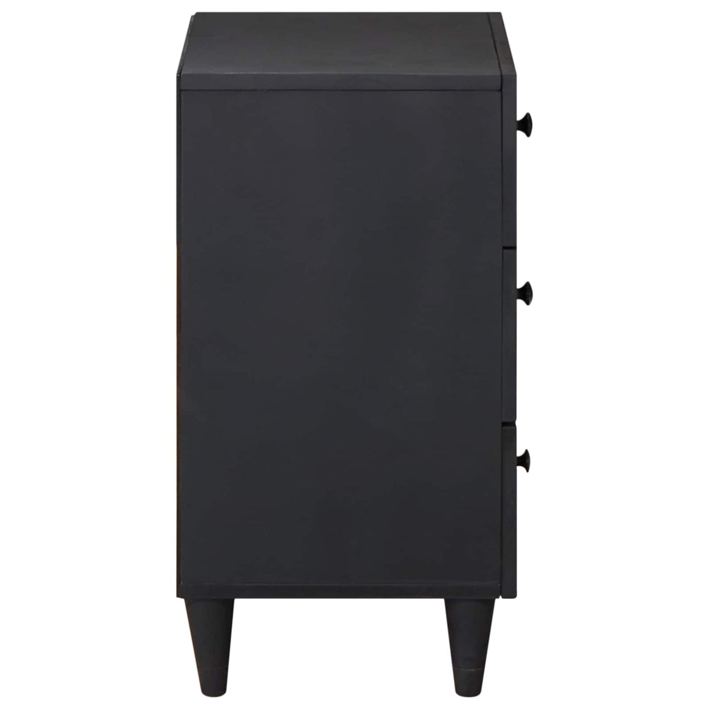 vidaXL Nachttisch Mehrfarbig 50 x 33 x 60 cm Massivholz Mango