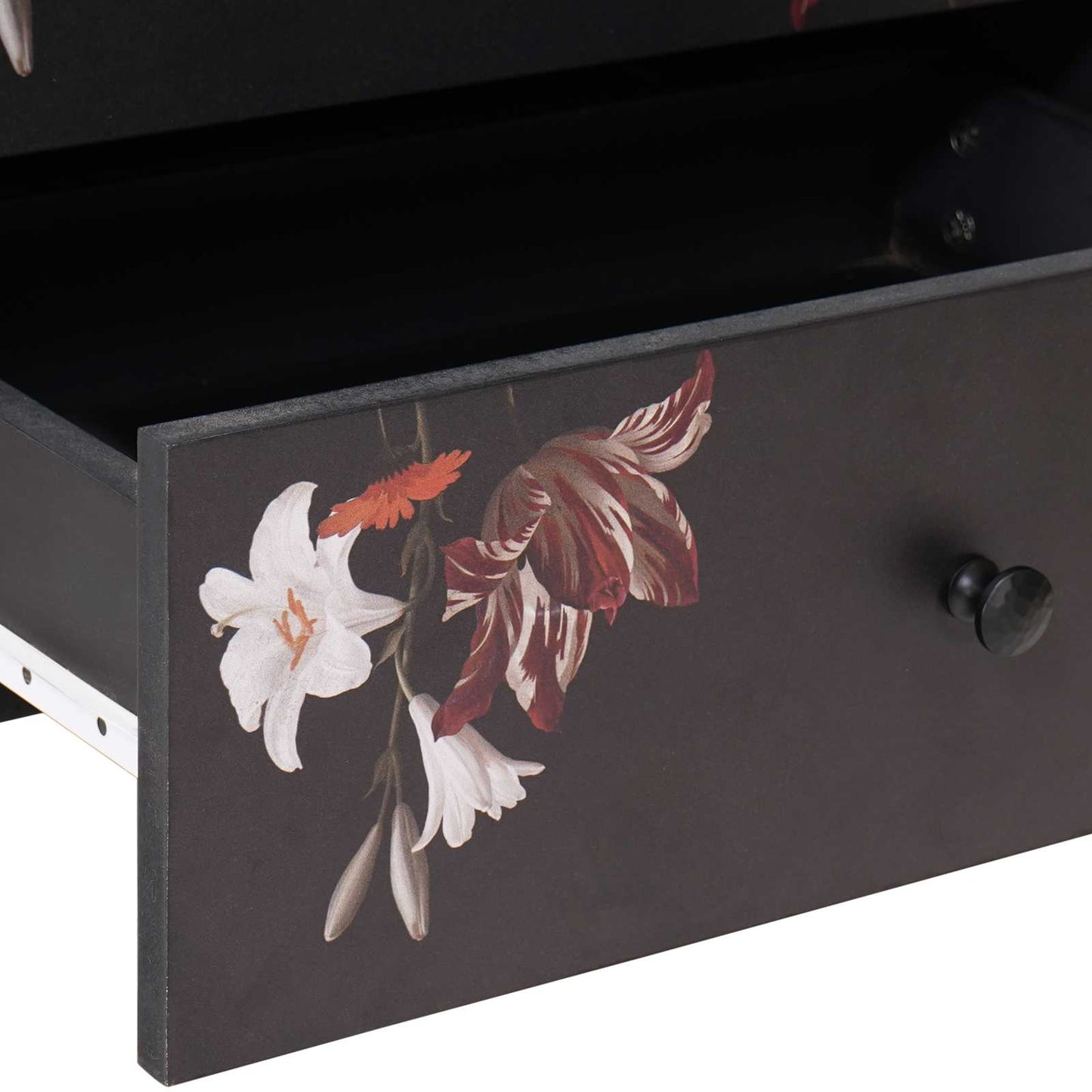 vidaXL Nachttisch Mehrfarbig 50 x 33 x 60 cm Massivholz Mango