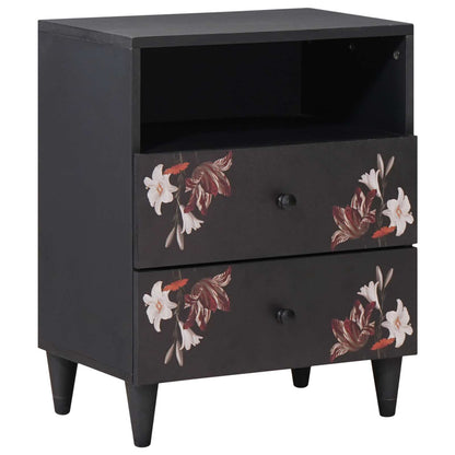 vidaXL Nachttisch Mehrfarbig 50 x 33 x 60 cm Massivholz Mango