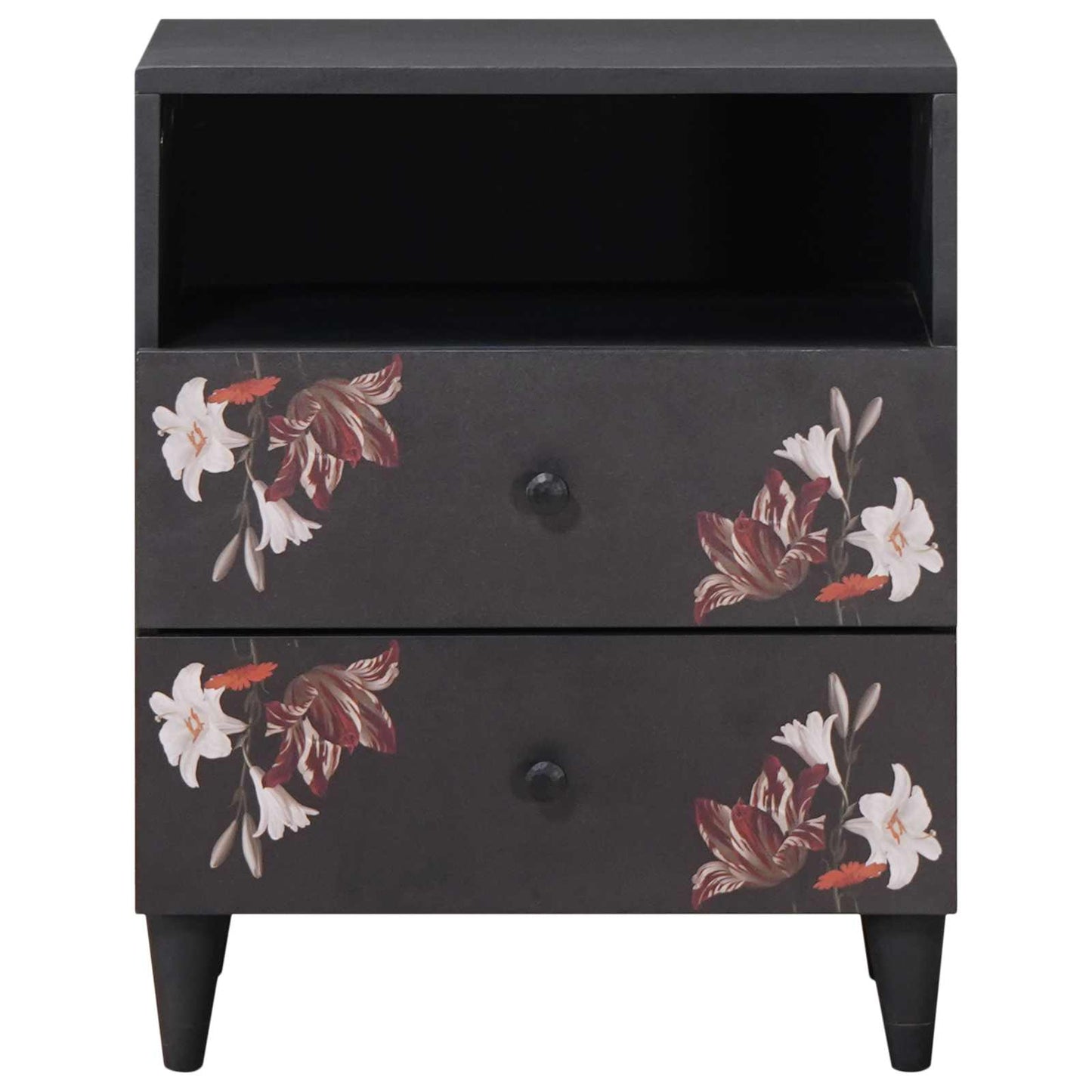vidaXL Nachttisch Mehrfarbig 50 x 33 x 60 cm Massivholz Mango