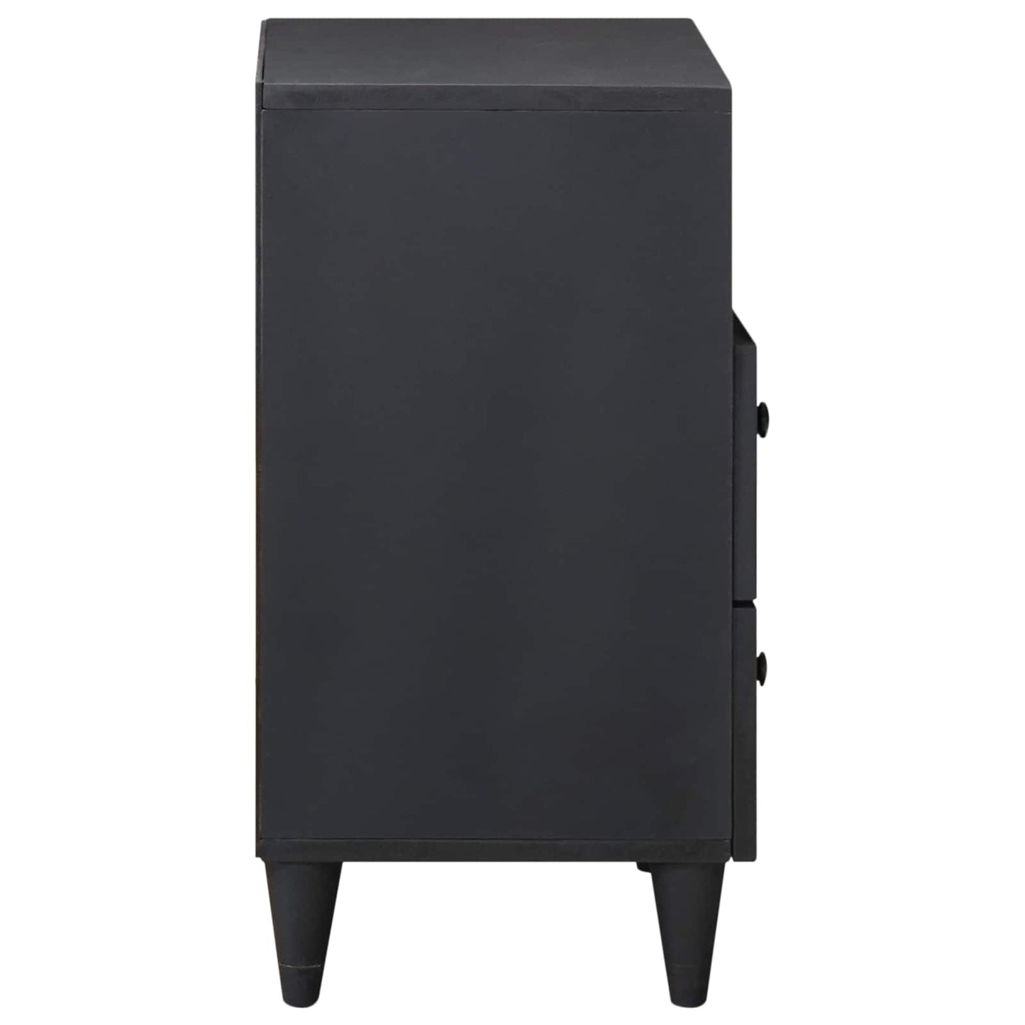vidaXL Nachttisch Mehrfarbig 50 x 33 x 60 cm Massivholz Mango