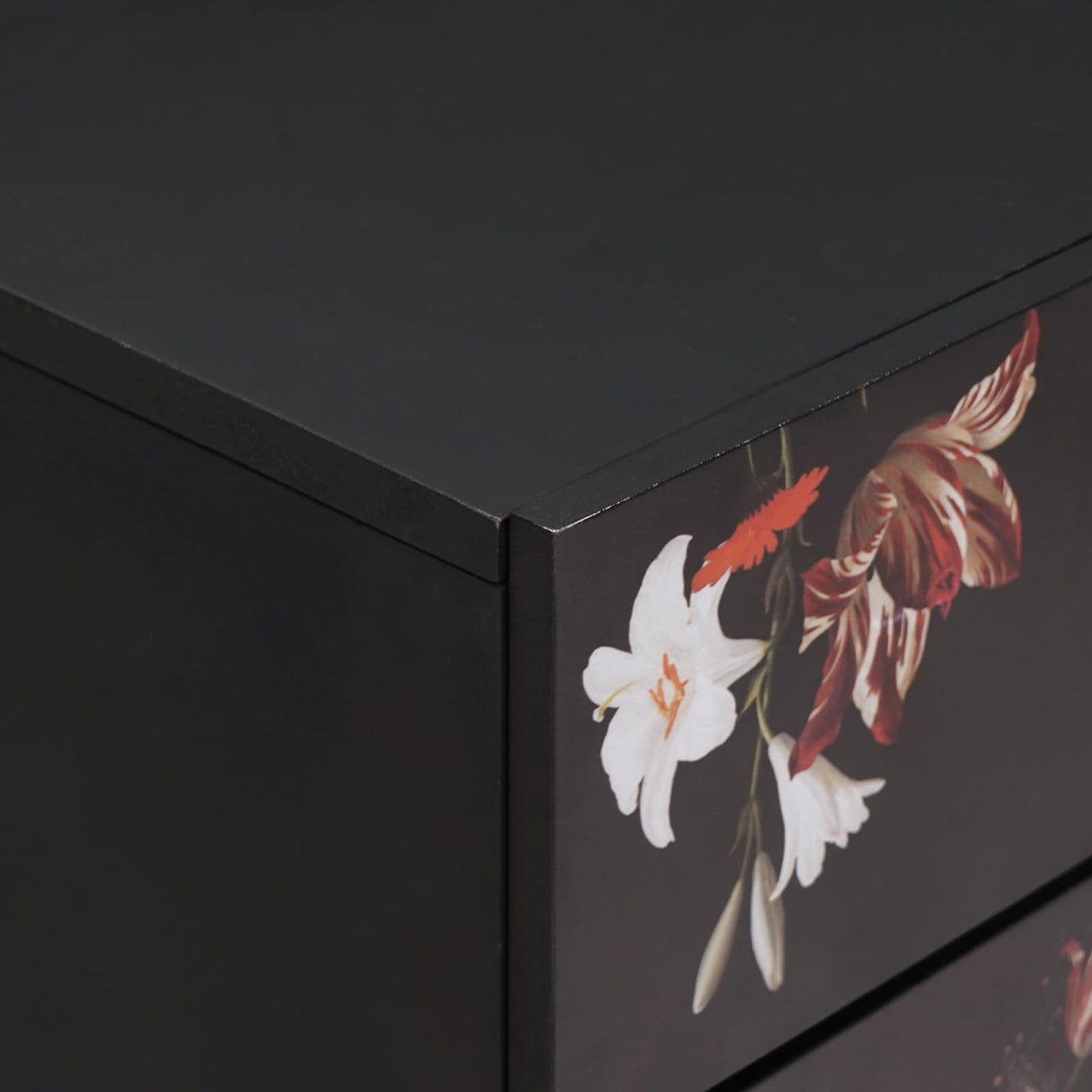 Nachttisch Mehrfarbig 50 x 33 x 60 cm Massivholz Mango