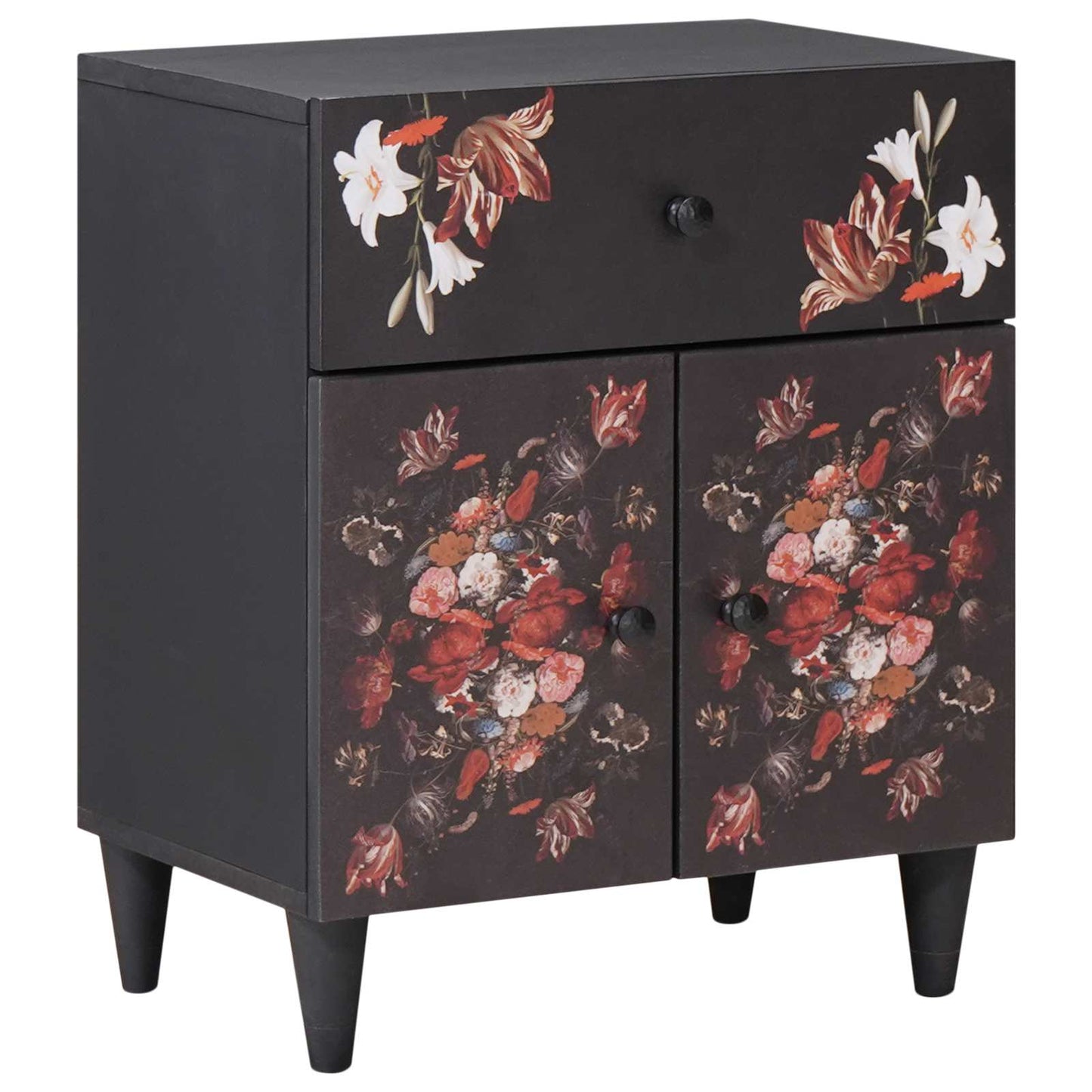 Nachttisch Mehrfarbig 50 x 33 x 60 cm Massivholz Mango