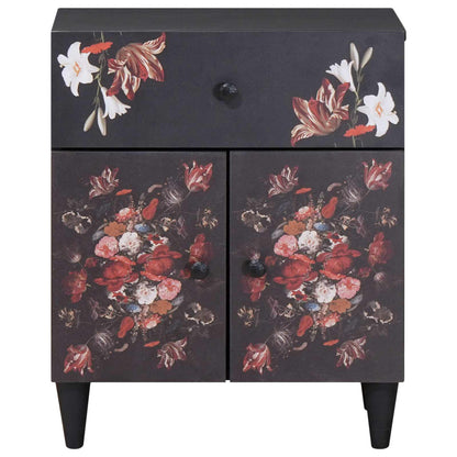 Nachttisch Mehrfarbig 50 x 33 x 60 cm Massivholz Mango