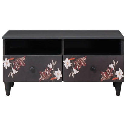 vidaXL Couchtisch Mehrfarbig 80 x 54 x 40 cm Massivholz Mango
