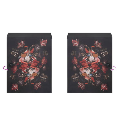 Hängeschrank Mehrfarbig 38 x 33,5 x 48 cm Massivholz Mango