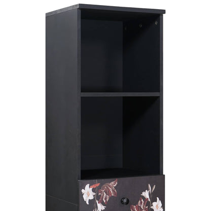 vidaXL Badezimmerschrank mit Schubladen Mehrfarbig 38 x 33,5 x 160 cm