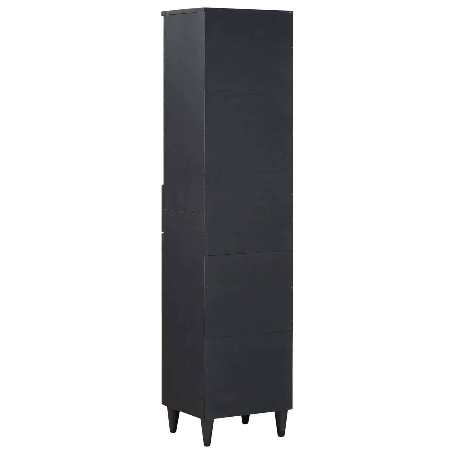 vidaXL Badezimmerschrank mit Schubladen Mehrfarbig 38 x 33,5 x 160 cm