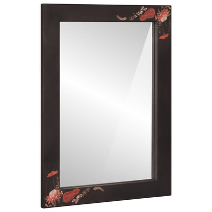 vidaXL Spiegel Wandmontiert mit Spiegel Mehrfarbig 70 x 50 x 3 cm Glas