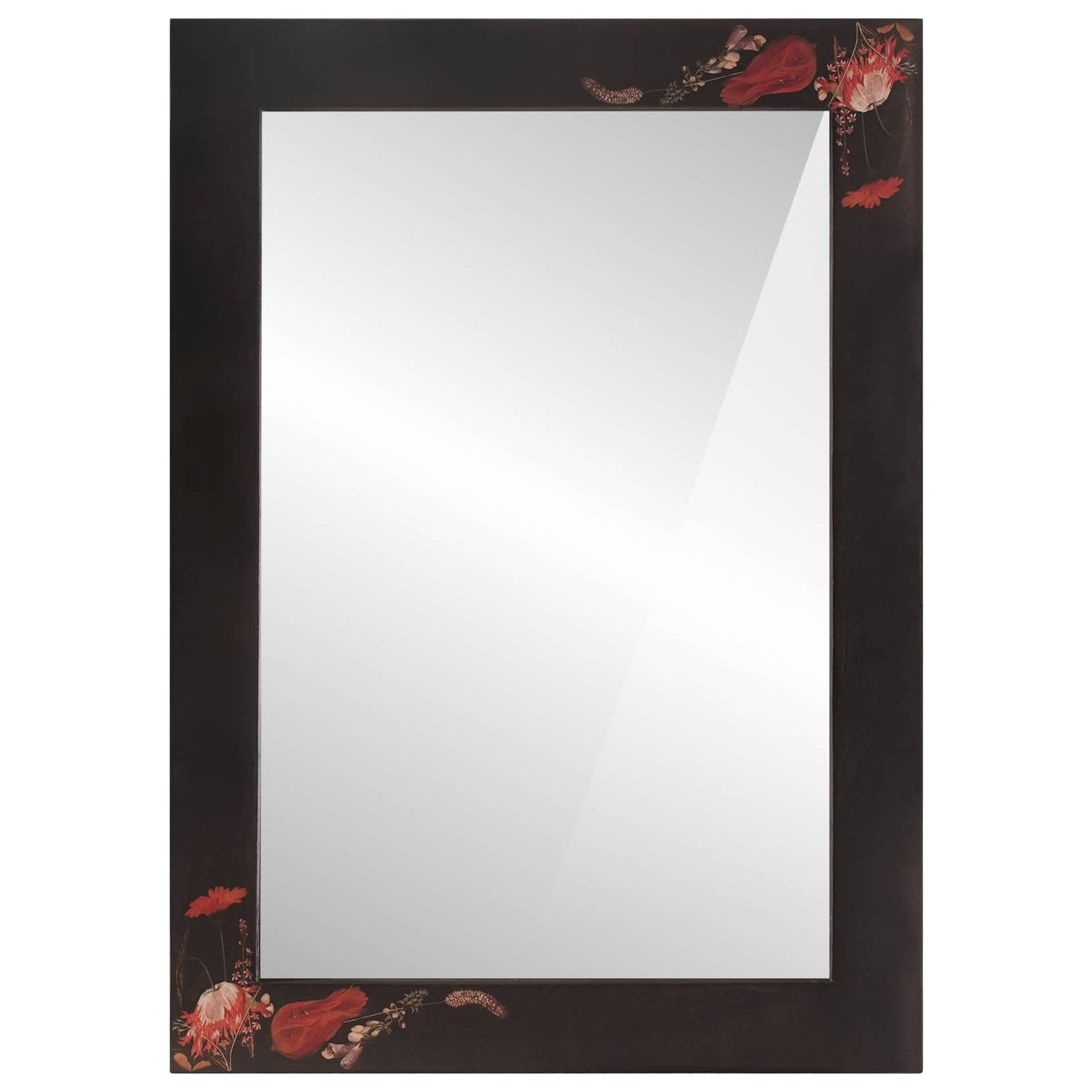 vidaXL Spiegel Wandmontiert mit Spiegel Mehrfarbig 70 x 50 x 3 cm Glas
