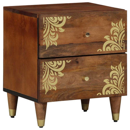 vidaXL Nachttisch Honigbraun 40 x 33 x 46 cm Massivholz Mango