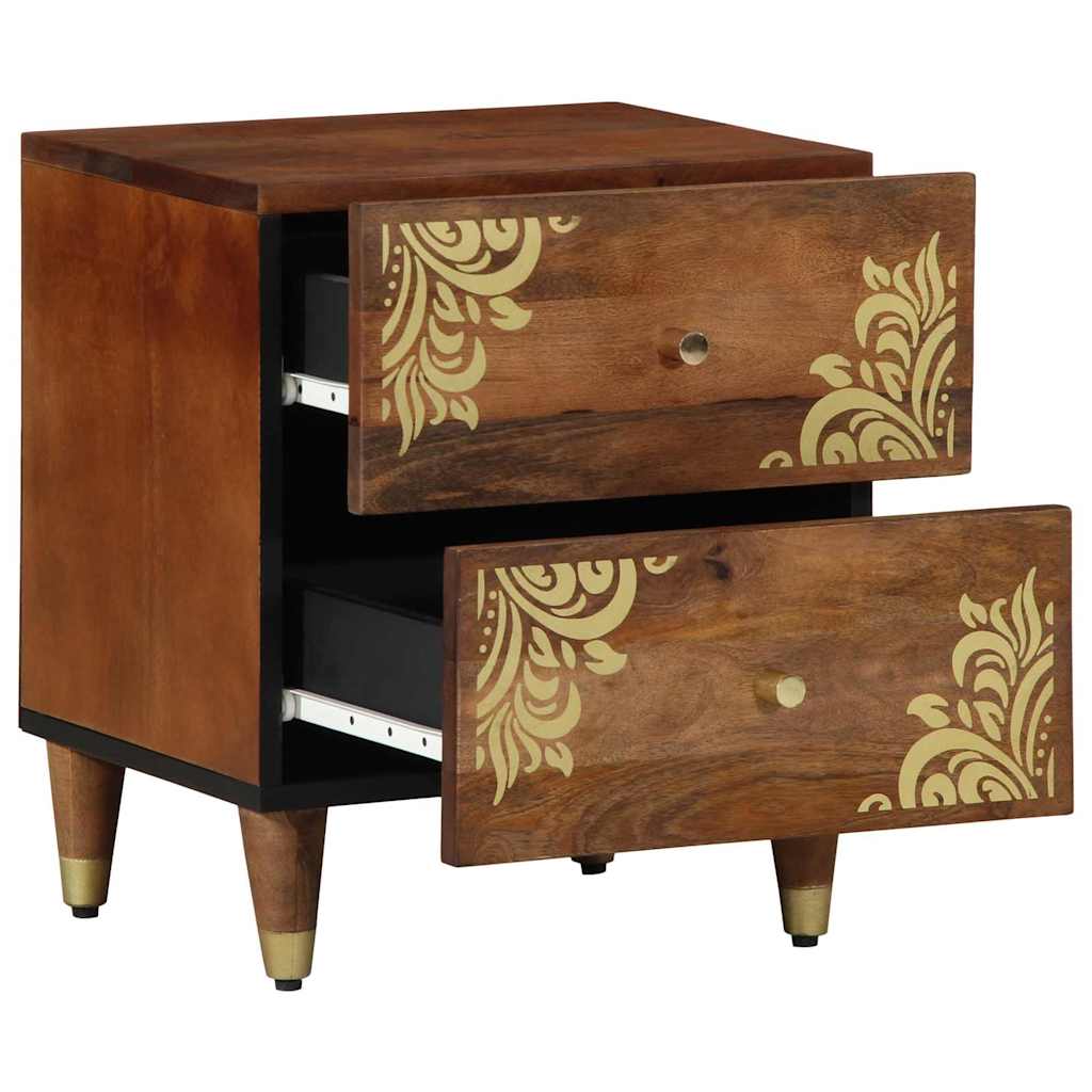 vidaXL Nachttisch Honigbraun 40 x 33 x 46 cm Massivholz Mango