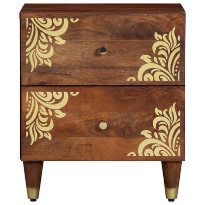 vidaXL Nachttisch Honigbraun 40 x 33 x 46 cm Massivholz Mango