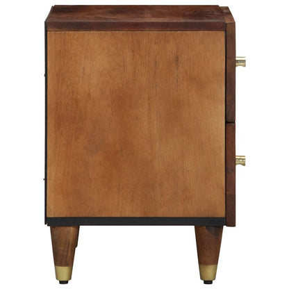 vidaXL Nachttisch Honigbraun 40 x 33 x 46 cm Massivholz Mango