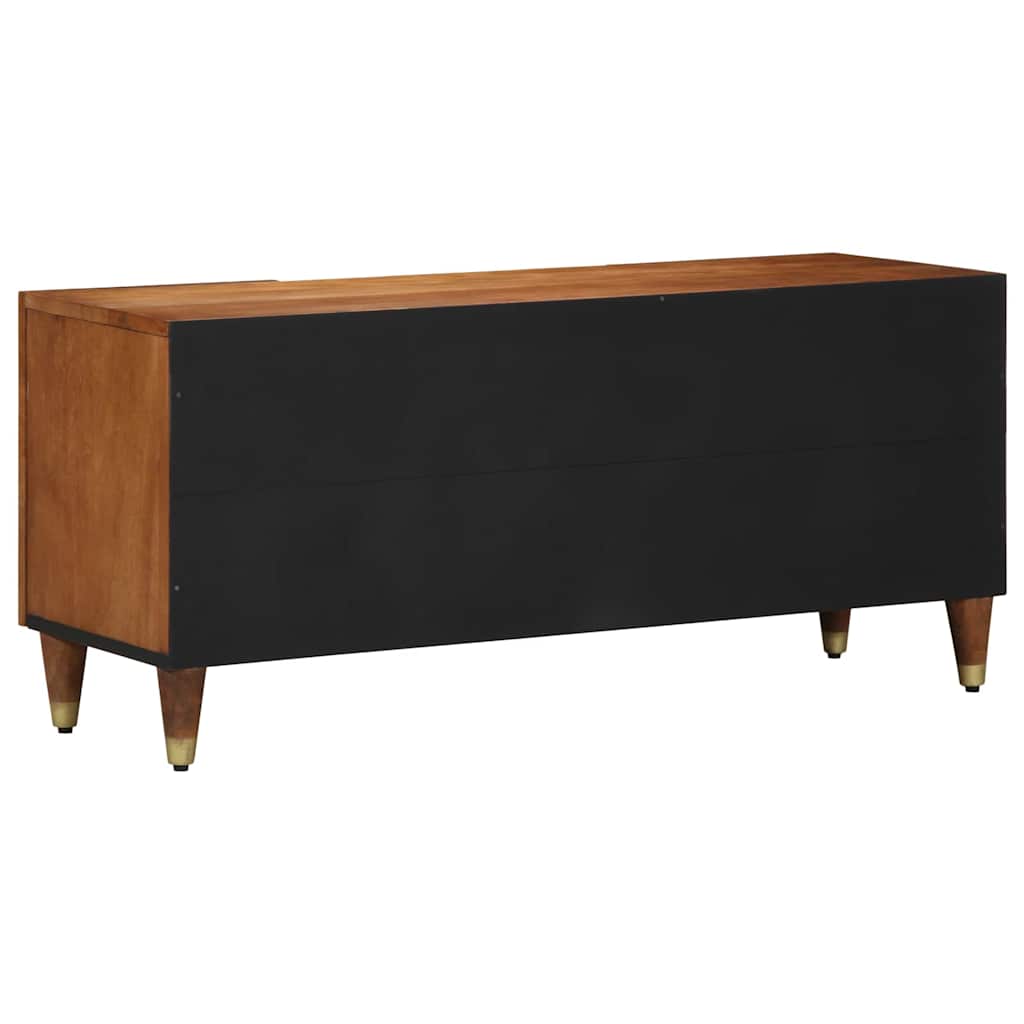 vidaXL TV-Schränk mit Tür Honigbraun 105 x 33 x 46 cm Massivholz Mango
