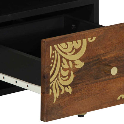 vidaXL TV-Schränk Honigbraun 70 x 33 x 46 cm Massivholz Mango