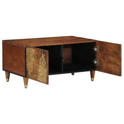 vidaXL Couchtisch Honigbraun 80 x 50 x 40 cm Massivholz Mango