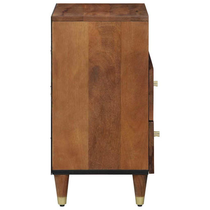 vidaXL Nachttisch Honigbraun 50 x 33 x 62 cm Massivholz Mango