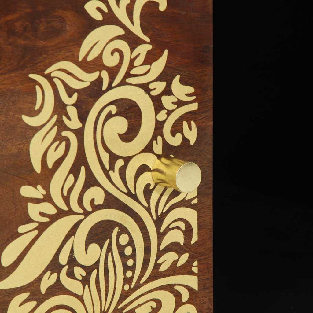 Couchtisch Honigbraun 100 x 54 x 40 cm Massivholz Mango