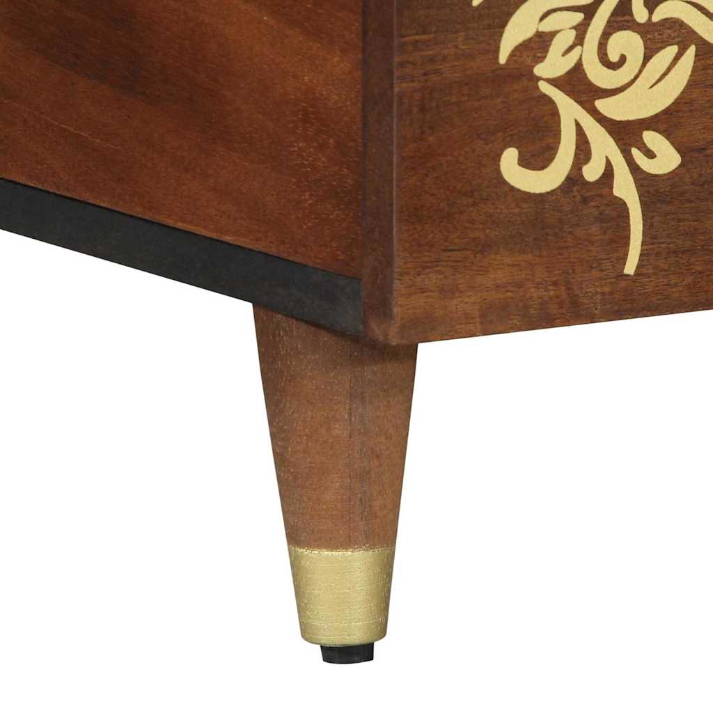 Couchtisch Honigbraun 100 x 54 x 40 cm Massivholz Mango