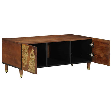 vidaXL Couchtisch Honigbraun 100 x 54 x 40 cm Massivholz Mango