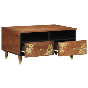 vidaXL Couchtisch Honigbraun 80 x 54 x 40 cm Massivholz Mango