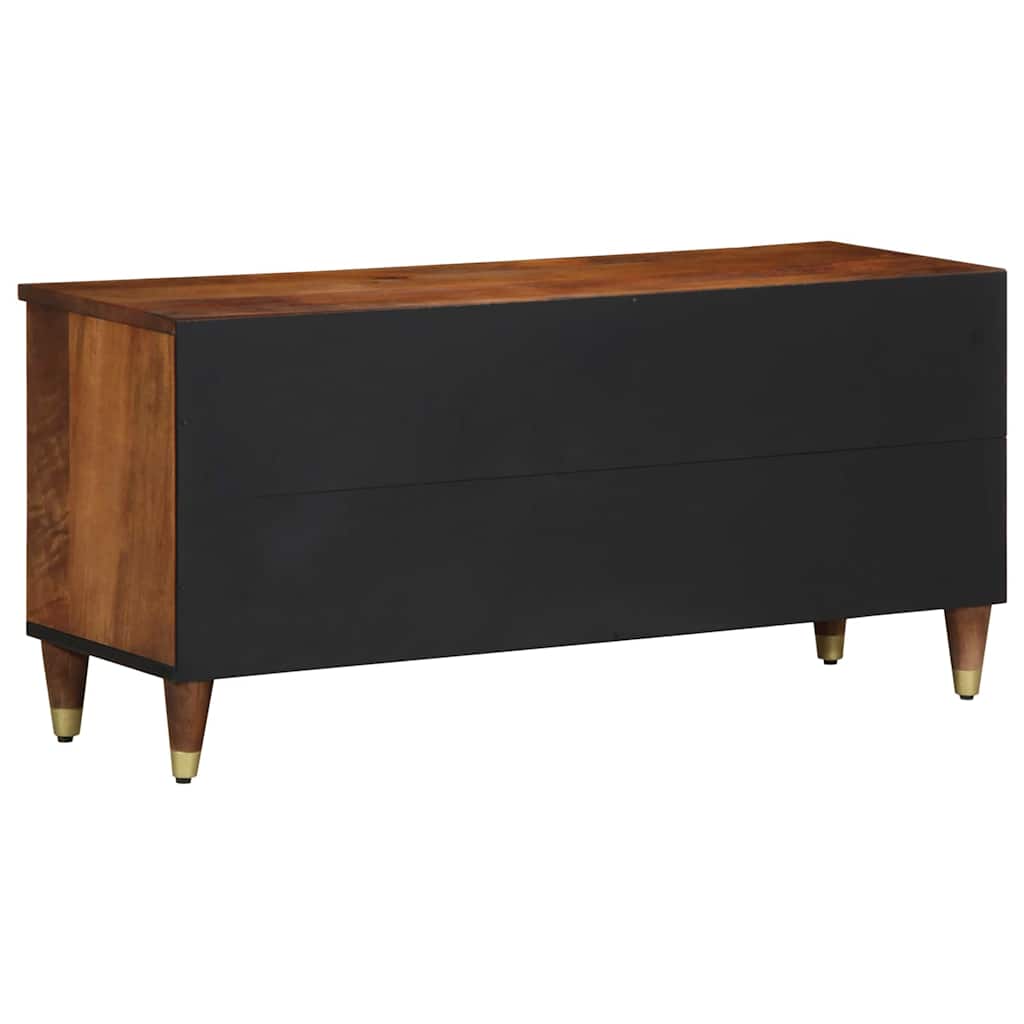 vidaXL TV-Schränk Honigbraun 100 x 33 x 46 cm Massivholz Mango