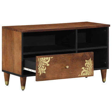 vidaXL TV-Schränk Honigbraun 80 x 33 x 46 cm Massivholz Mango