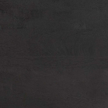 vidaXL Sideboard Schwarz 60 x 33 x 75 cm Massivholz Mango