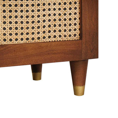 vidaXL Table de chevet 2 pcs Marron 40 x 33,5 x 46 cm Bois de Sesham massif