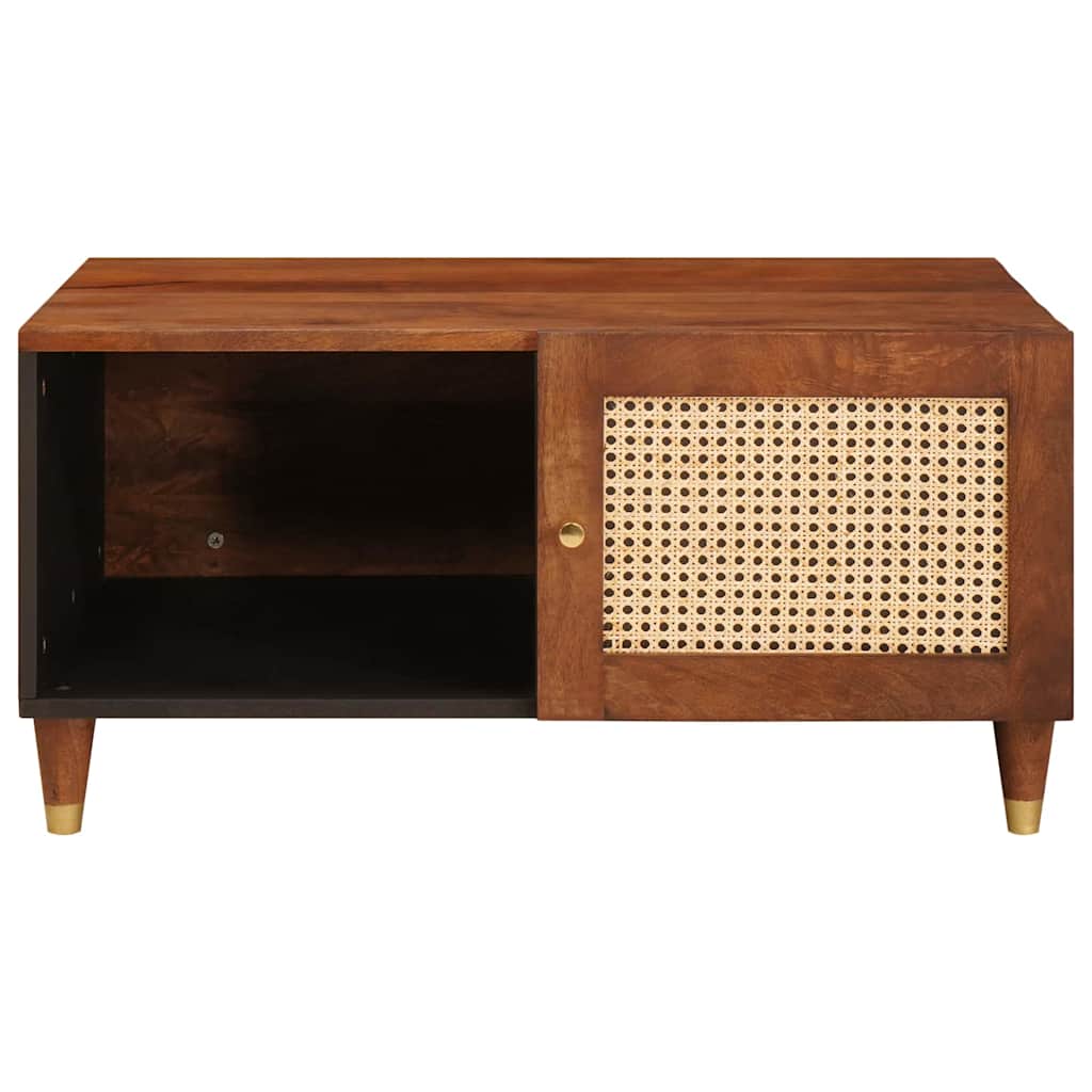 vidaXL Couchtisch 80 x 50 x 40 cm Massivholz Mango