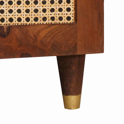 vidaXL Couchtisch 80 x 50 x 40 cm Massivholz Mango
