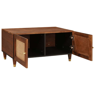 vidaXL Couchtisch 80 x 50 x 40 cm Massivholz Mango