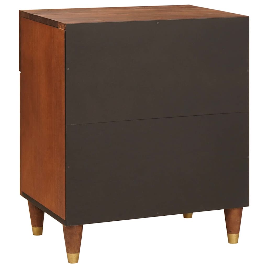 vidaXL Nachttische mit Schubladen 50 x 33 x 60 cm Massivholz Mango