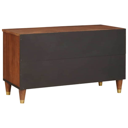 vidaXL TV-Schränk mit Regal Braun 80 x 33,5 x 46 cm Massivholz Mango