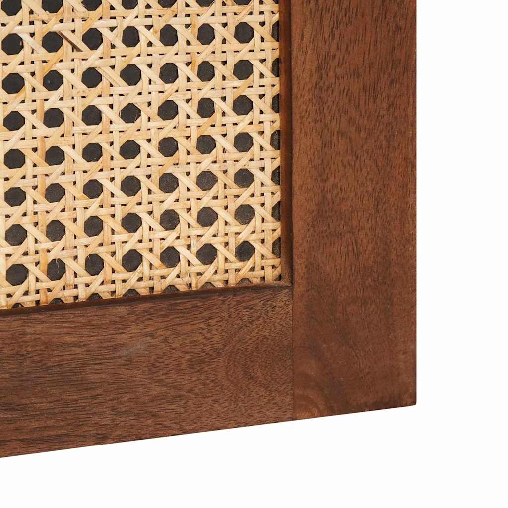 vidaXL Badezimmerschrank mit Tür Braun 38 x 33,5 x 48 cm Holzwerkstoff