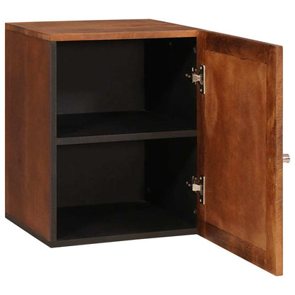 vidaXL Badezimmerschrank mit Tür Braun 38 x 33,5 x 48 cm Holzwerkstoff