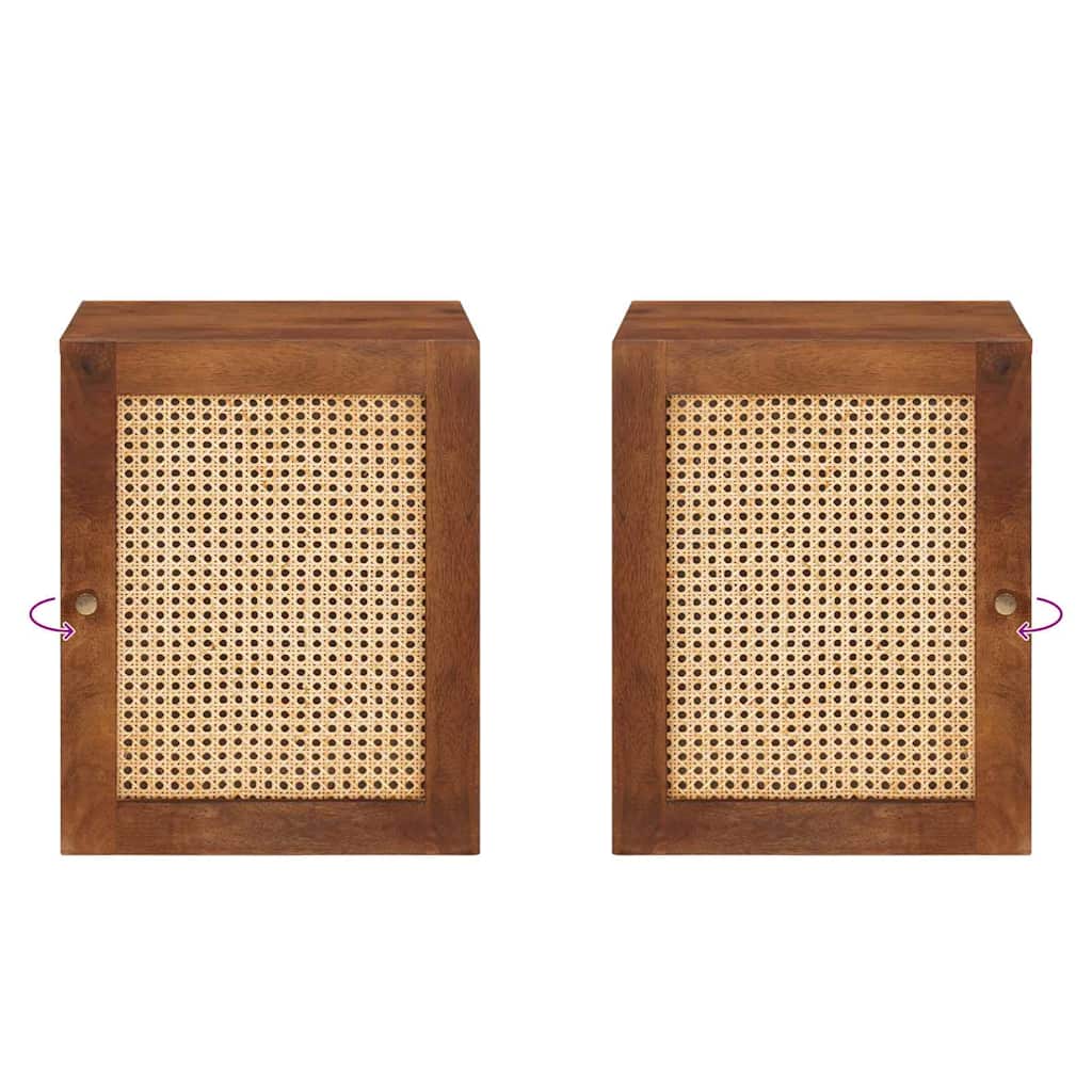 vidaXL Badezimmerschrank mit Tür Braun 38 x 33,5 x 48 cm Holzwerkstoff