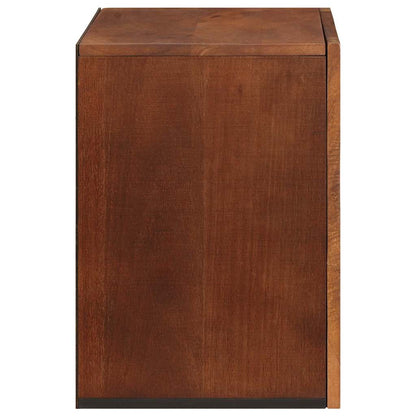 vidaXL Badezimmerschrank mit Tür Braun 38 x 33,5 x 48 cm Holzwerkstoff
