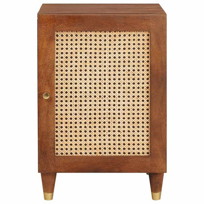 vidaXL Badezimmerschrank mit Tür Braun 38 x 33,5 x 58 cm Holzwerkstoff