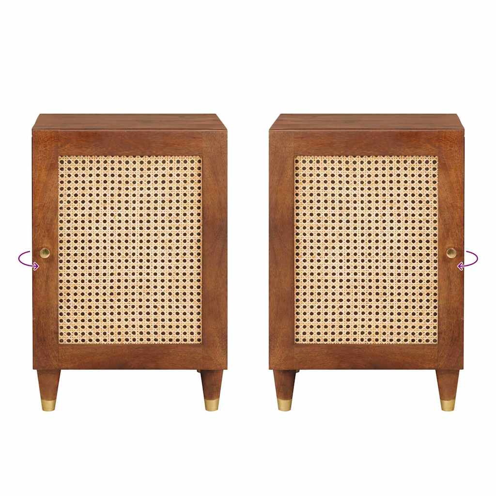 vidaXL Badezimmerschrank mit Tür Braun 38 x 33,5 x 58 cm Holzwerkstoff