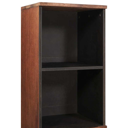 vidaXL Sideboard mit Regal Braun 38 x 33,5 x 160 cm Massivholz Mango