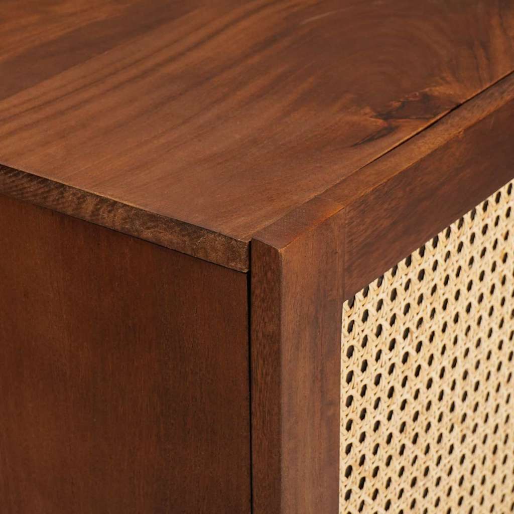 vidaXL Sideboard Braun 40 x 33,5 x 75 cm Massivholz Mango
