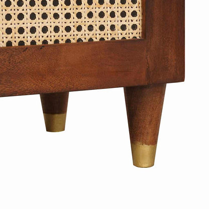 vidaXL Sideboard Braun 40 x 33,5 x 75 cm Massivholz Mango