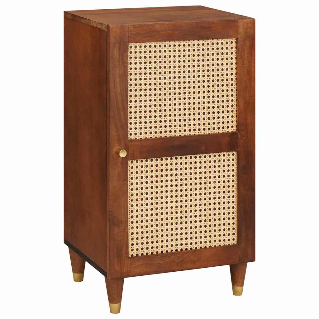vidaXL Sideboard Braun 40 x 33,5 x 75 cm Massivholz Mango