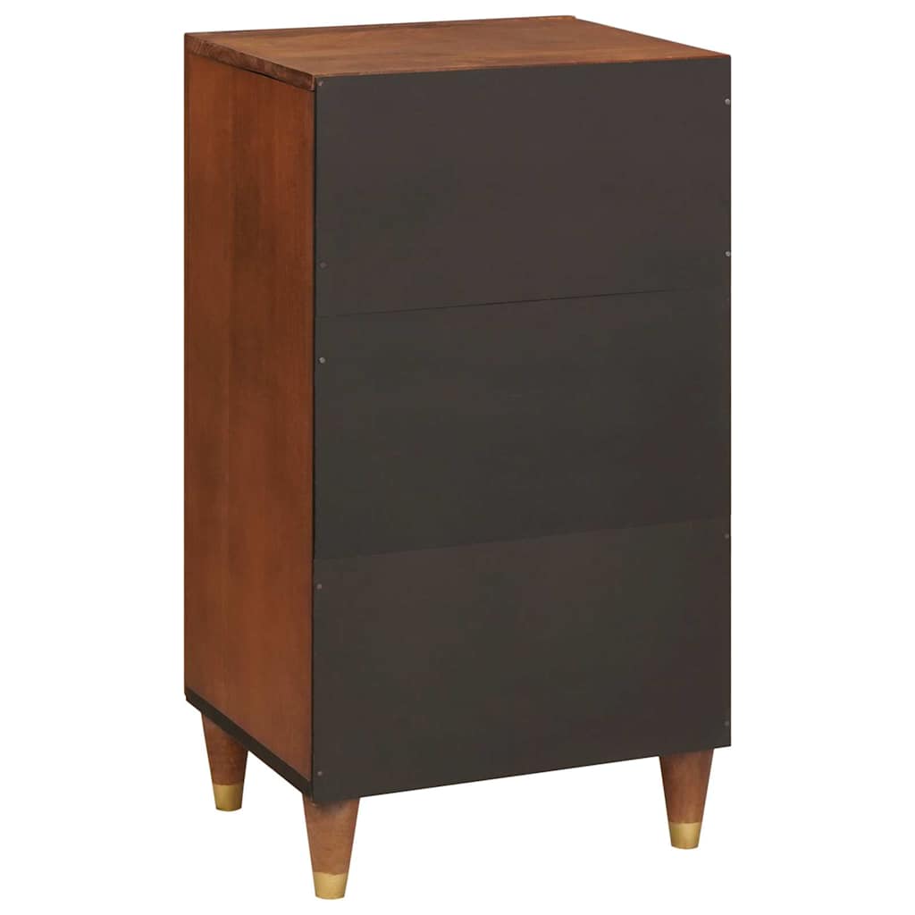 vidaXL Sideboard Braun 40 x 33,5 x 75 cm Massivholz Mango