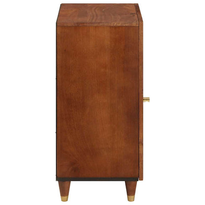 vidaXL Sideboard Braun 40 x 33,5 x 75 cm Massivholz Mango